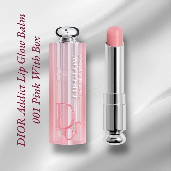 DIOR -Addict Lip Glow Balm 001 Pink Iconic Lip Balm Natural